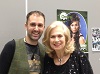 Nathan Head and Valerie Leon at the Mega Liverpool Horror Con 2017